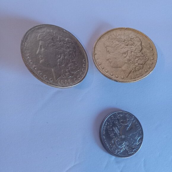 Pirate Worthy Vintage Gold-Tone Faux Coin Jewelry Lot - Belt, Necklace, etc - Picture 5 of 10